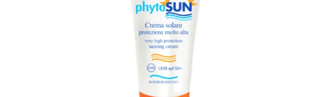 Crema Solare Phytosun +50 Viso e Corpo Alta Protezione